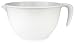 Zak Designs White 3-Quart Batter Bowl with Handle