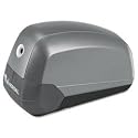Contemporary Design Electric Pencil Sharpener, Black and Gun Metal Gray