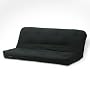 Black 8" Thick Full Size Spring Futon Mattress