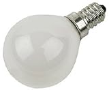 GE Lighting 40SESOPRD / 40W Round Lamp - Small Edison Screw - Opal - Pack of 4
