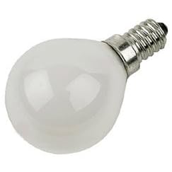 GE Lighting 40SESOPRD / 40W Round Lamp - Small Edison Screw - Opal - Pack of 4