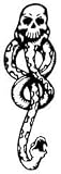 6pc Harry Potter Dark Mark Death Eater Quidditch Temporary Tattoos 5.5