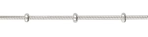 Bijoux de corp - sbeadsn209 - Joya para el cuerpo de mujer de plata, 24 cm
