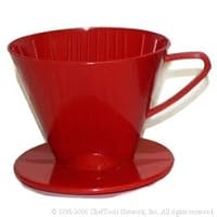 Plastic Filter Cone #2 Medium Coffee Maker Black or Red