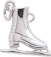 Childrens Toyshop  Jewelry : Ice Skate Charm by Rembrandt Charms