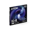 TDK BD-R 4x 50GB Blu-ray Disc Jewel Case