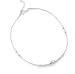9+1 Extension Liquid Silver and Oxidized Bead Anklet