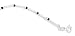 Sterling Silver/Blue Enamel Bead Anklet