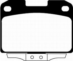 EBC Brakes DP31098C Redstuff Fast Street Disc Pad