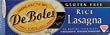 DeBoles Rice Lasagna Gluten Free -- 8 oz