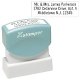 Stamp,Custom Made, Pre Inked, Impression 5/8x2-7/16 (SHAN42)