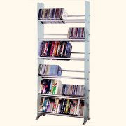 TransDeco TD119S Frosted Tempered Glass Rack Multimedia Storage,