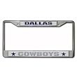 Dallas Cowboys License Plate Chrome Frame