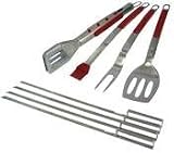 GRILL PRO 8 Piece Set Stainless Steel Gourmet Grill Tools