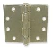 Battalion 1BYY3 Template, Plain, Dull Brass, 4.5x4.5, PK 3