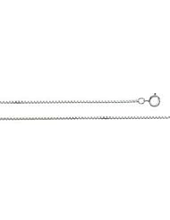 Clevereves Sterling Silver 20 Inch Diamond Cut Box Chain