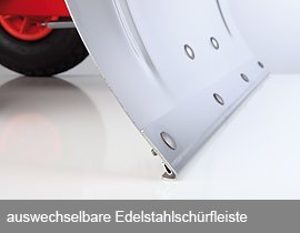 Ersatz-Edelstahlkante inkl. Schrauben