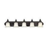 Energy Star Qualified Five-Light Bathroom Fixture from Destination Lighting