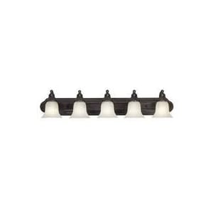 Energy Star Qualified Five-Light Bathroom Fixture from Destination Lighting by Design