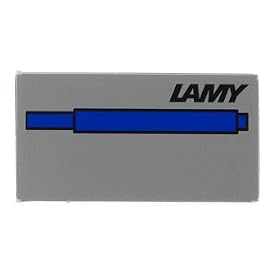 Four packs of Lamy T10 fountain pen ink cartridges, BLUE