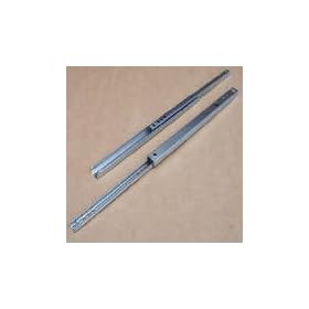 Replacement furniture drawer runners - (per pair) 17mm X 310mm metal drawer runners. replaces most MFI, Ikea Argos etc.