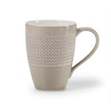 Crisscross Tan Mug, 14 oz.