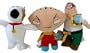 Family Guy Plush Toy Set x 3pcs (Peter Stewie and Brian Plush)