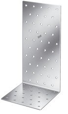 SST® Winkelverbinder aus Lochblech, 100 x 100 x 100 mm, Stärke 2,5 mm