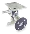 Industrial Grade 4W805 Lock, Floor, 7 3/8 In
