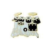 ドラムセット7 pc. 7 黒 ミニピン 7pc. Drum Set Mini Pin