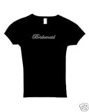 Bridesmaid Rhinestone T-Shirt For Juniors Wedding