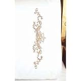 21ySsqWdH2L. SL160  Janlynn Scrolled Elegance Pillowcase Pair Stamped Embroidery Kit