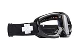 'Spy - MX Mini Targa Goggle, Mini Black Shiny w/ Clear Anti-Fog lens w/ Posts'