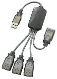 USB 2.0 hub Flex 4-port