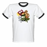 Ben 10 Shirts - 4 Aliens Coming at You 6.1 oz Cotton Youth Ringer Tee