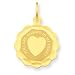 14k Gold You Are Always In My Heart Charm