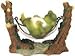 George S. Chen Imports SS-G-61047 Frog On Hammock Garden Decoration Collectible Figurine Statue Model