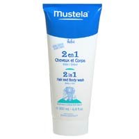 Mustela 2 in 1 Hair and Body Wash 6.8 oz shampoo