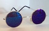 John Lennon - Beatles - Groovy Hippy Dark Blue Sunglasses