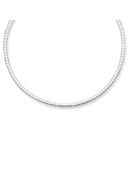 Sterling Silver 2mm Cubetto Necklace