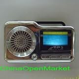 New Dual colours OLED screen MP3 Player + Built-in FM Radio + Built-in Speaker +Rechargeable lithium battery through USB/AC charge (4GB)