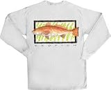 Flying Fisherman Native Angler Collection Redfish Long Sleeve Tee Shirt TL1543 Large
