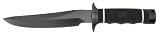 SOG Specialty Knives & Tools SRB01-L Recon Bowie 2.0 6.8-Inch Straight Fixed Blade Knife with Kraton Handle, Black TiNi