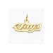 Toronto Blue Jays 5/16in Name Pendant - 14kt Yellow Gold