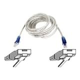 Belkin Hi-Speed Snagless Internet Modem Cable - 2Pair, RJ11M/M - 15Feet Ice