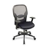 Matrex Series Professional High-Back Chair w/Mesh Fabric Seat, Black/Gunmetal