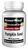 Pumpkin Seed 500mg by AmerMed, 90 capsules (2 BOTTLES)