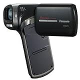 Panasonic HX-DC10K Stylish Dual HD Pocket Camcorder with 5x Optical Zoom and 3-Inch LCD Screen (Black)