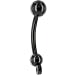 Black Titanium Anodized Add on Charm Belly Ring