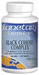 Planetary Herbals Standardized Black Cohosh Extract 80 mg Tabs, 90 ct